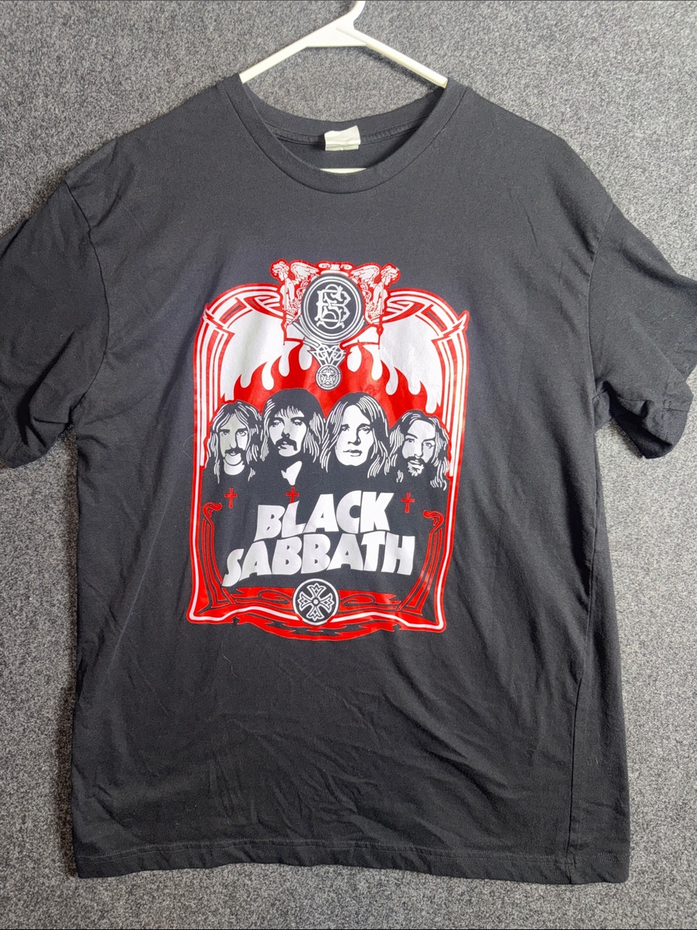 Black Sabbath Short Sleeve Graphic Tee - Black/Red